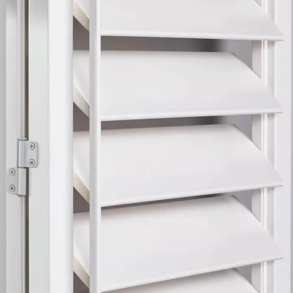Durable Design Pvc Window Plastic Blade Plantation Shutter windows Blinds Shades Roller Shutters