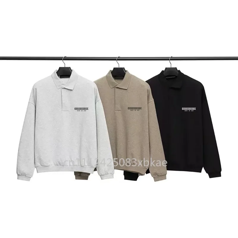 

Мужские худи оверсайз из хлопка с силиконовым логотипом и двойной полосой, дизайнерский бренд, люксовый дизайн, коллекция FW25