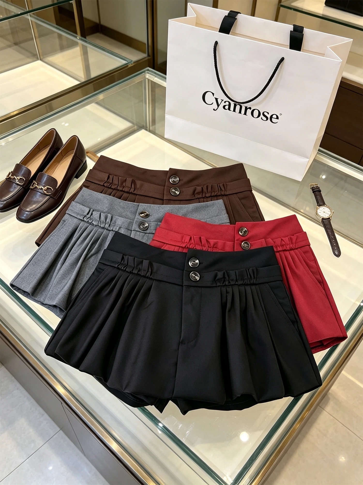 Women Black High Waist A-line Skirt Vintage Fashion Y2K Gyaru Skirt Korean Style Elegant Bubble Bud Mini Skirt for Women Summer