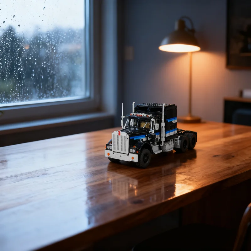 

4590 деталей MOC Kenworth W 900: Новая техническая модель, конструктор, креативный подарок, коллекционный декор, премиум-класс для детей и взрослых, для рабочего стола