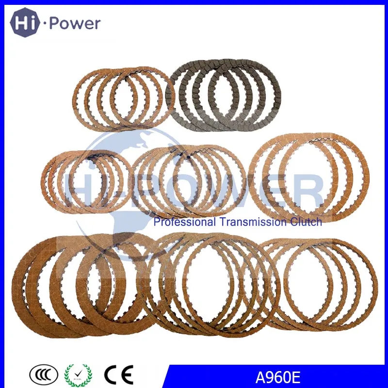 

A960 A960E TB-60NF TB65-SN Transmission Clutch Plates Friction Kit For Toyota Lexus 6-SPEED 05 up Gearbox Clutch Discs Kit