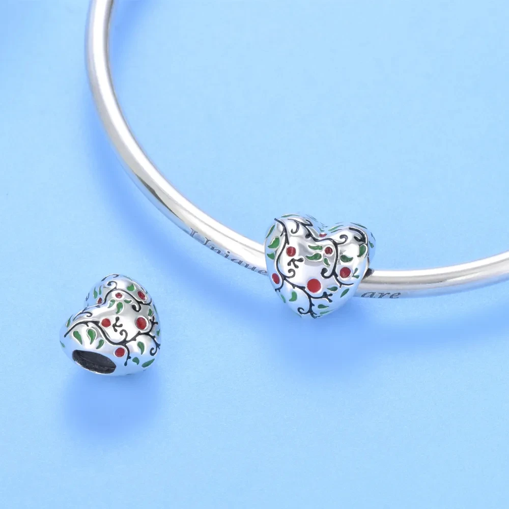 PANQDIY 925 sterling zilveren hartdraaddecoratie, diverse stijlen, romantische en modieuze armbandaccessoires