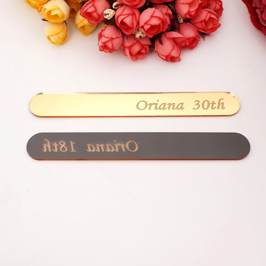 

10 Pieces Personalized Unique Couple Name & Date Swizzle Sticks Wedding Or Birthday Party Decoration Drink Stirrers Souvenir