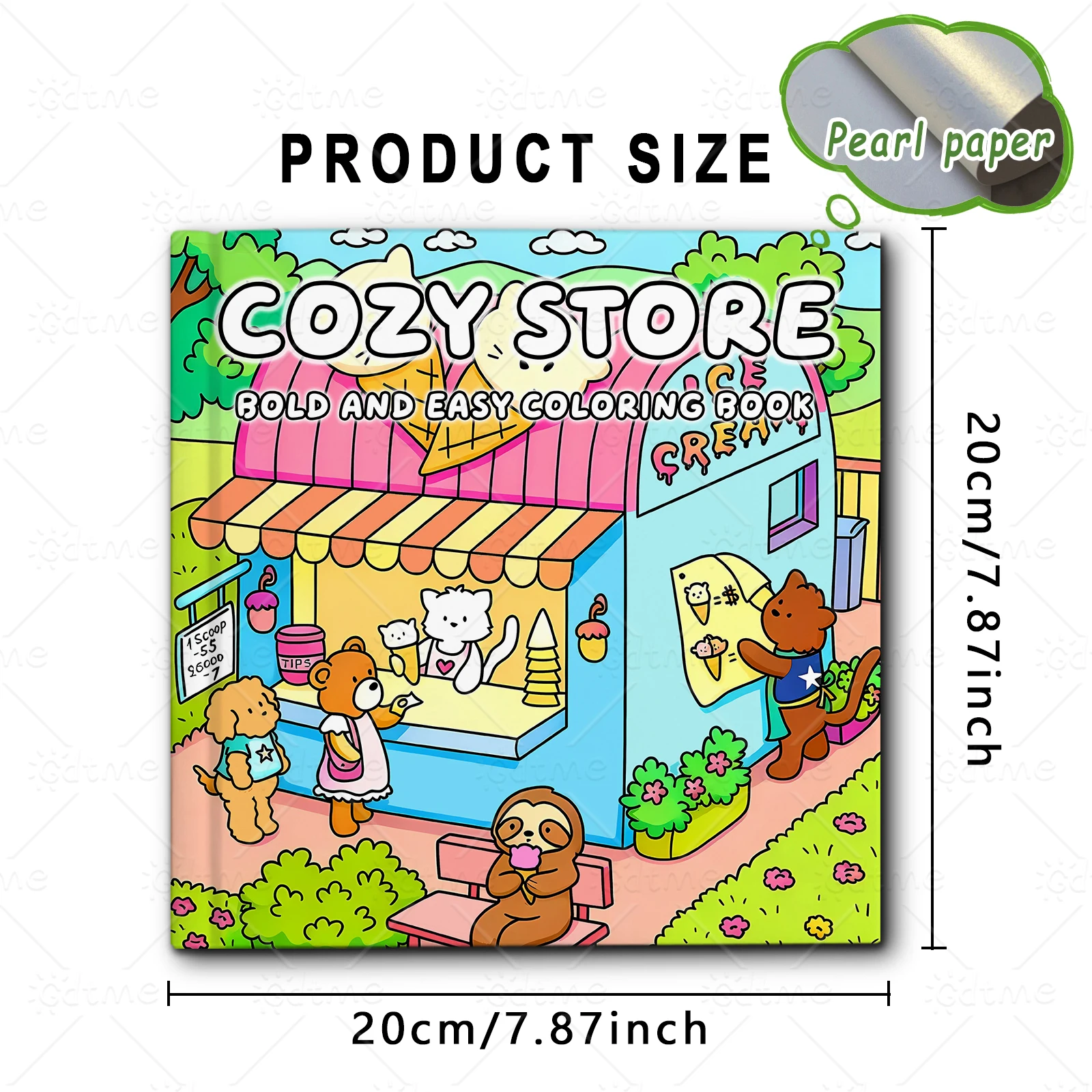 COSY STORE Malbuch für Erwachsene mit niedlichen, gemütlichen Alltagsaktivitäten zur Entspannung (gemütliche Räume zum Ausmalen) – Detail 2
