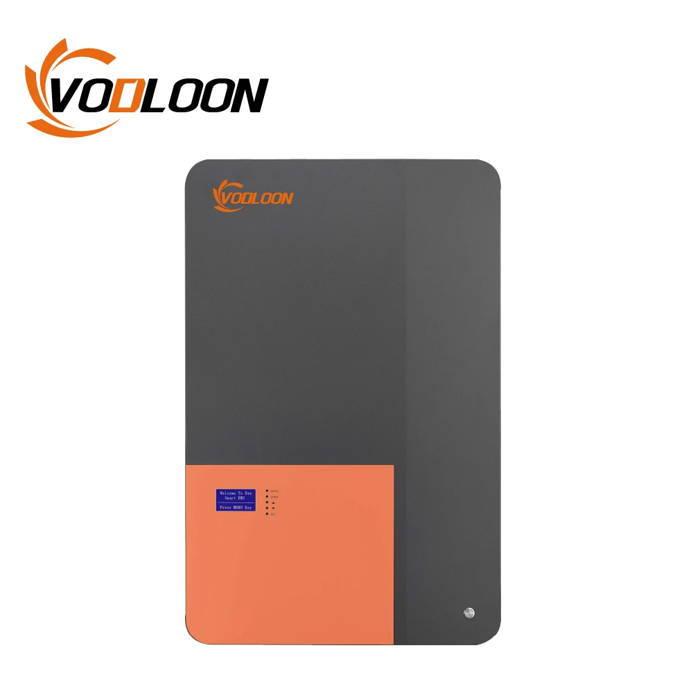 

Vodloon Power wall Home LiFePO4 Battery 48V 5kwh 10kwh 10kw 100ah 200ah Household Solar Energy Storage Lithium Ion Battery