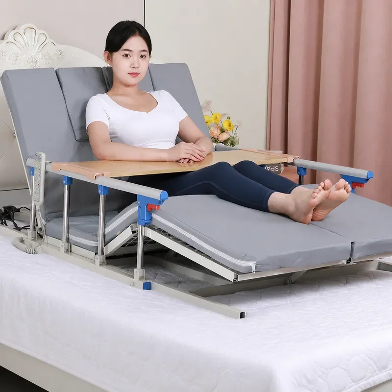 Electric Back Lift Aid for Bedridden Elderly Paralyzed Patients Turn Over Assist Getting Up Multifunctional Smart Mattress