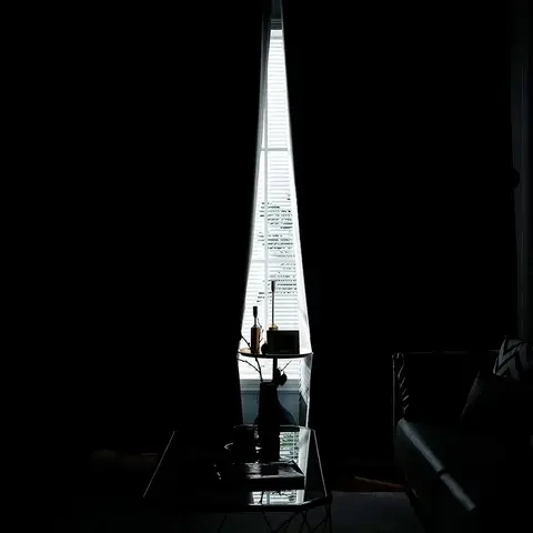 रॉड पॉकेट के साथ 1 पीस 100% ब्लैकआउट पर्दा, लिविंग रूम, बेडरूम, किचन, खिड़की के पर्दे, लिविंग रूम में पर्दे 8 best sales काले पर्दे - №1