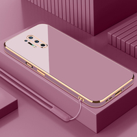 For OnePlus 8 Pro Case 1+8 Pro Phone Case One Plus 8pro IN2023 IN2020 IN2021 IN2025 Luxury Square Plating Shockproof Back Cover