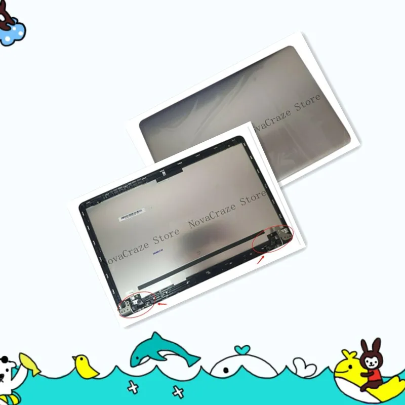 

New For N580 NX580VD N580VD X580 X580VD LCD Back Cover + Hinges (Non-Touch)