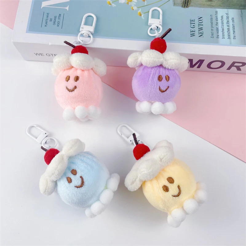 Peluche pudding gâteau 3D mignon, jouet beurre, pendentif, porte-clés, sac à dos, tentures, accessoires d'ornement, cadeaux