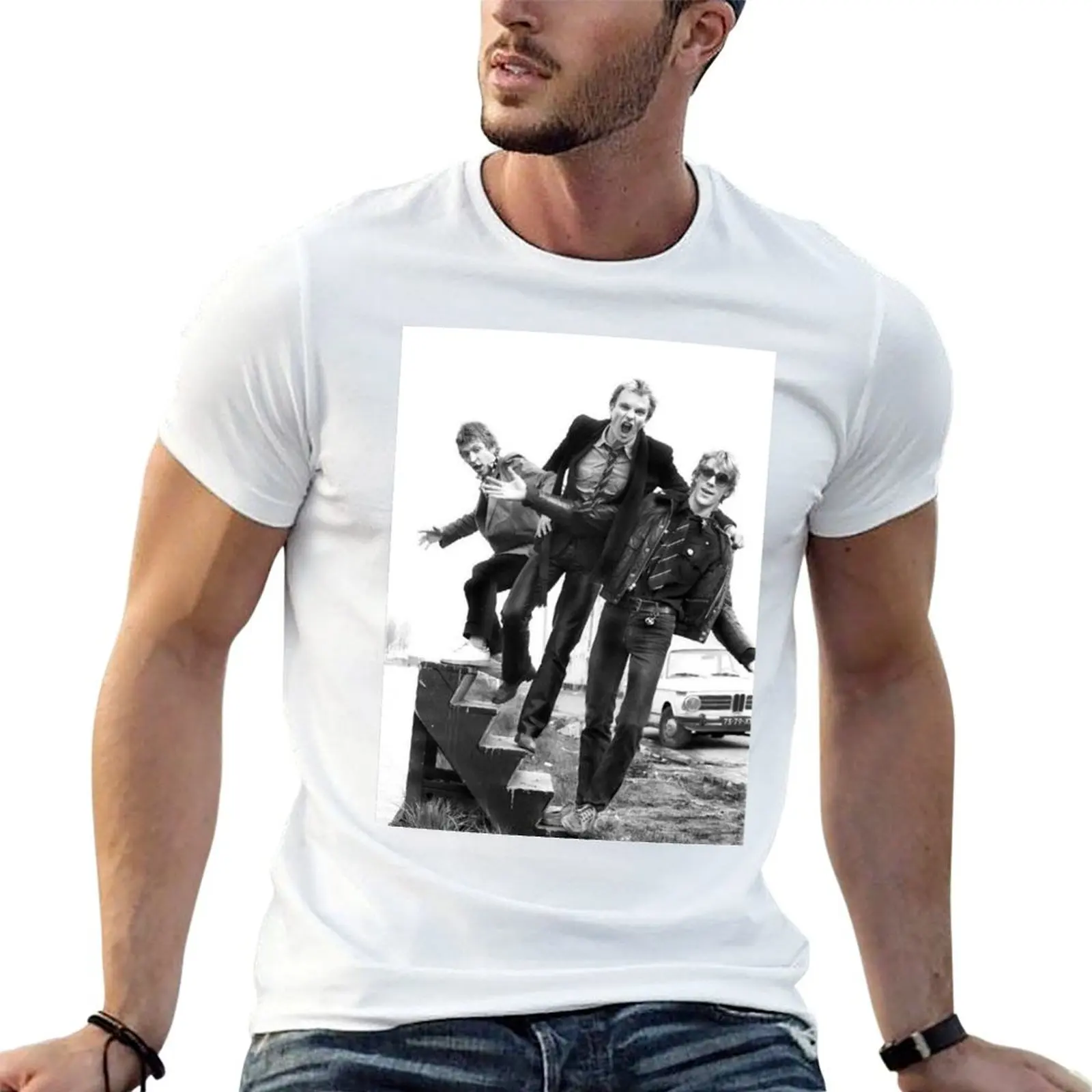 

classic band T-Shirt t shirts for man slim fit t shirt man plain T-Shirt