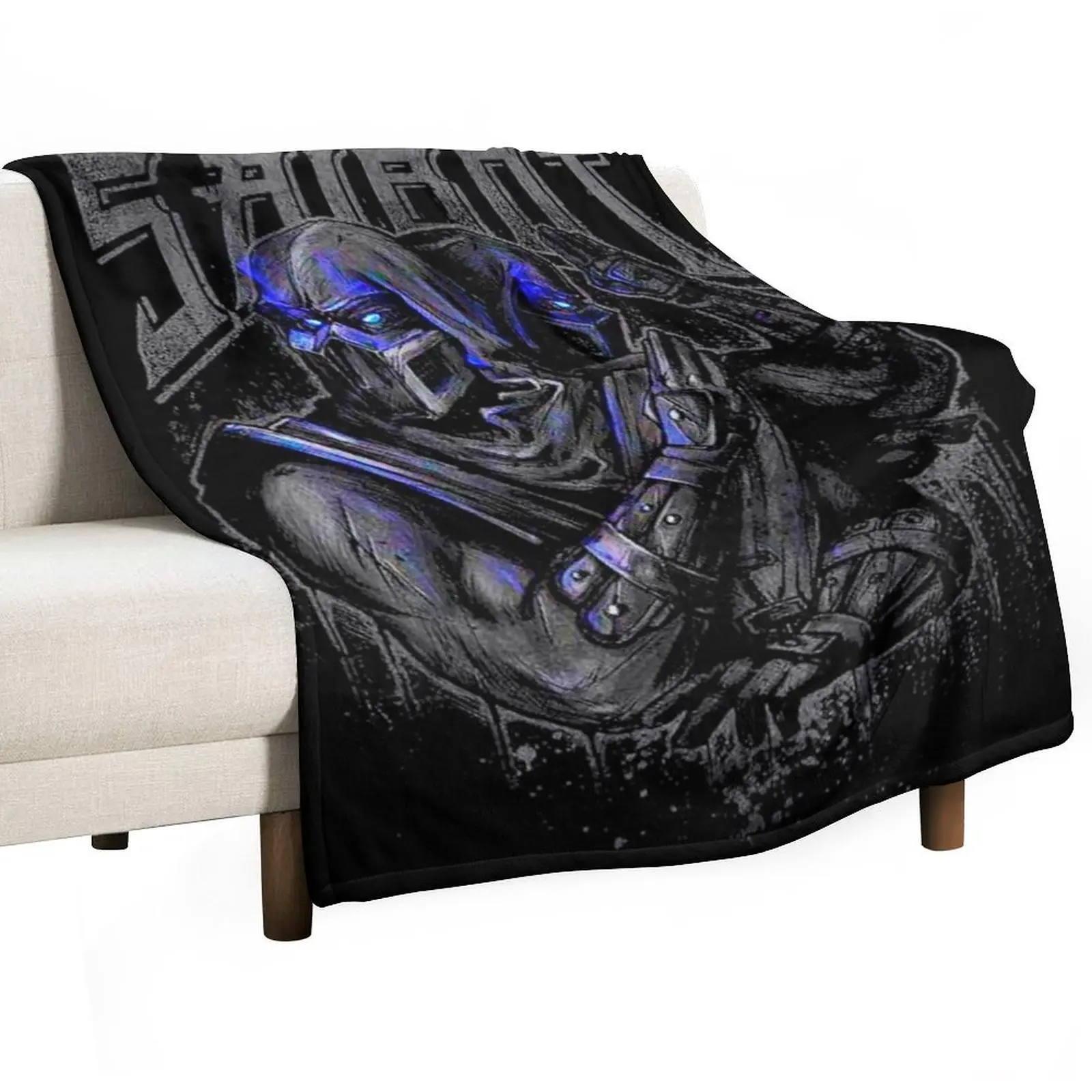 

Mortal Kombat Noob Saibot Double Team Throw Blanket Picnic Loose Beautifuls Comforter Blankets