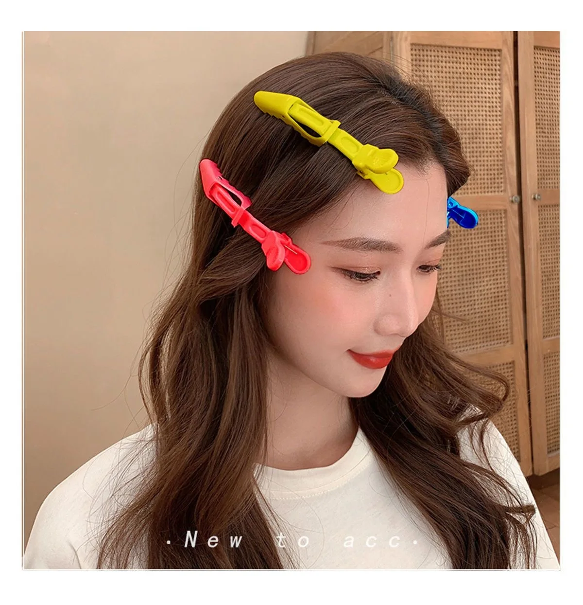 مقاطع تصفيف الشعر الجديدة لصالون الحلاقة ملفوفة قص الشعر الطويل الجانب تحديد المواقع كليب دبوس الشعر #3