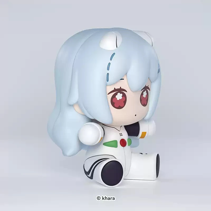 Original Huggy EVA NEON GENESIS EVANGELION ภาพเคลื่อนไหวอุปกรณ์ต่อพ่วงของเล่น Asuka Rei ตู้เย็นแม่เหล็กอะนิเมะ Action Figure Collection