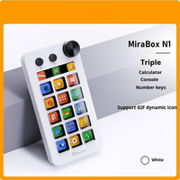 Mirabox N1 Series Stream Deck Visually Customizable Desktop Console With Screen Knob USB Type-C for OBS Youtuber Twitch