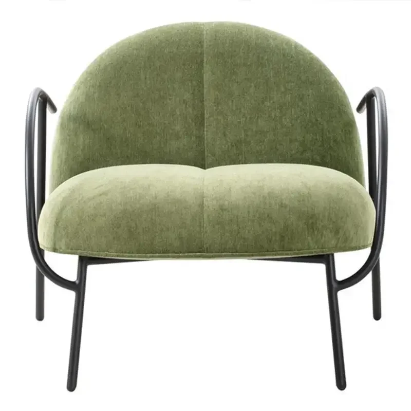 

Light luxury, fabric, sofa, hotel, living room, small apartment, modern, simple, balcony, lazy, single minimalist