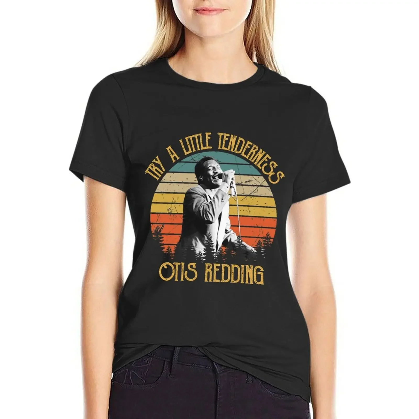 

Try A Little Tenderness Otis Redding Vintage T-Shirt tops korean fashion vintage tshirts woman