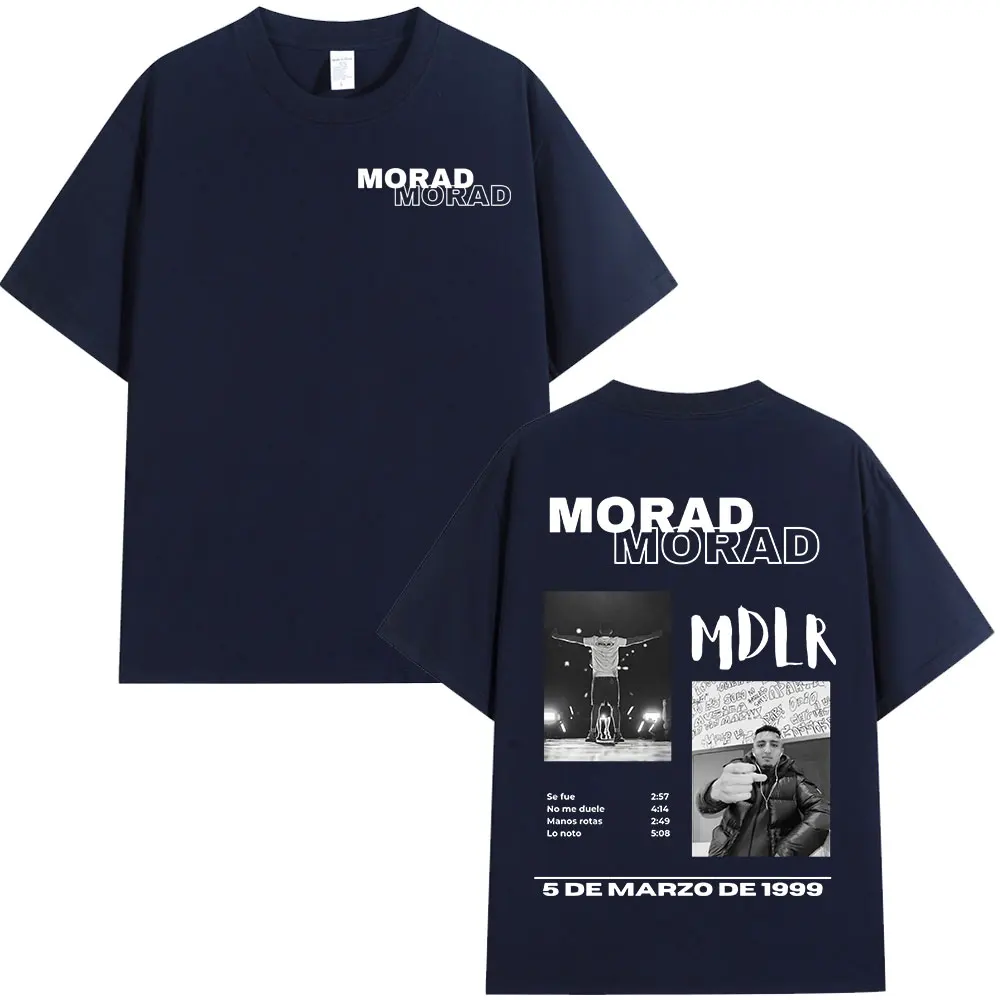 Rapper Morad MDLR Tour Album T Shirt Men's Women High Quality Cotton Tee Shirt Fashion Hip Hop Short Sleeve T-shirts Streetwear image 2