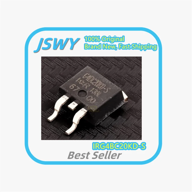 

(10/50 pieces) IRG4BC20KD-S G4BC20KD-S TO-263 SMD 600V 9A Brand New Original