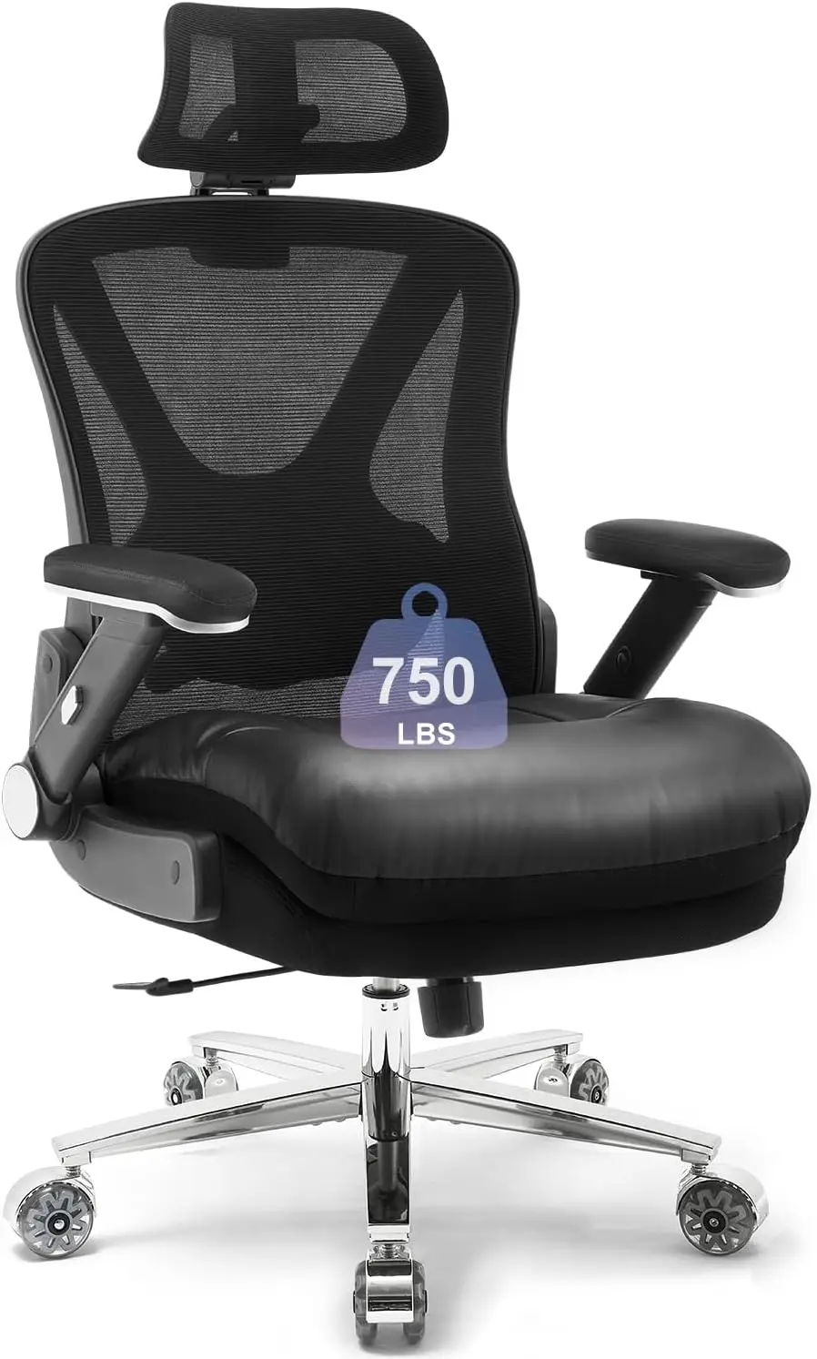 

750lbs Big and Tall Office Chair,Ergonomic Mesh High Back Desk Chair, Ergonomic Executive Home Office Computer Chair