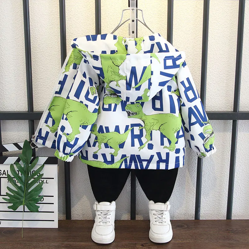 Children's spring and autumn Coat 2026 New style Boys' 6 Baby jacket with hood Casual Windbreaker 8 Down jacket