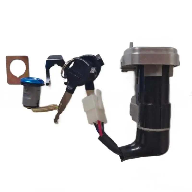 Motorcycle Scooter Ignition Switch Keys Lock For SCR110A Scr110a Alpha 2015-2022 Spacyα 110 NS 110i SCR 110cc