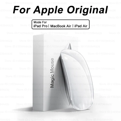 Para APPLE Original Magic Mouse Bluetooth 5,0 inalámbrico para Macbook Pro Air Mini portátil tableta PC iPad ratón de superficie multitáctil