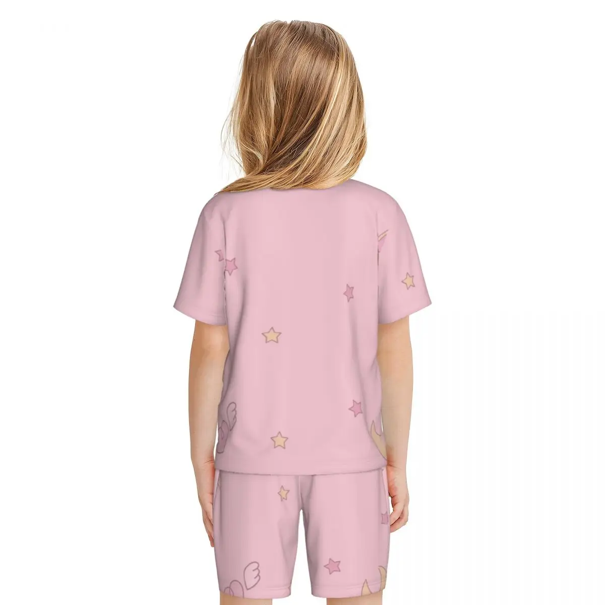 Conjunto de pijamas para meninos e meninas Sailor Moon Down Tops e shorts Pijama de 2 peças Roupa de dormir Loungewear