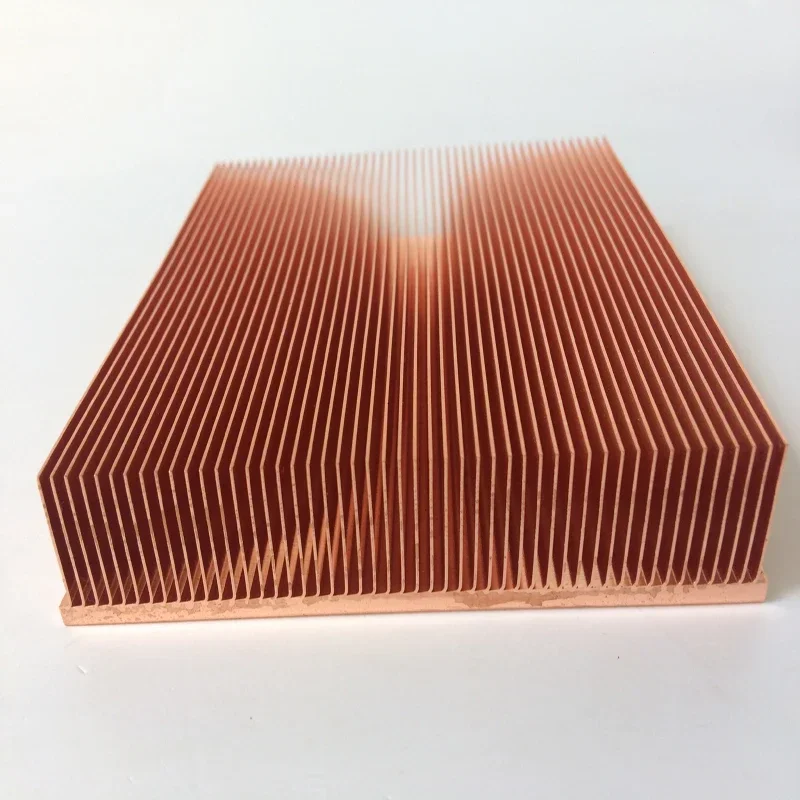 Pure Copper Heatsink Skiving Fin DIY Heat Sink Radiator Cooling Cooler For Electronic CHIP LED IC RAM heat dissipation