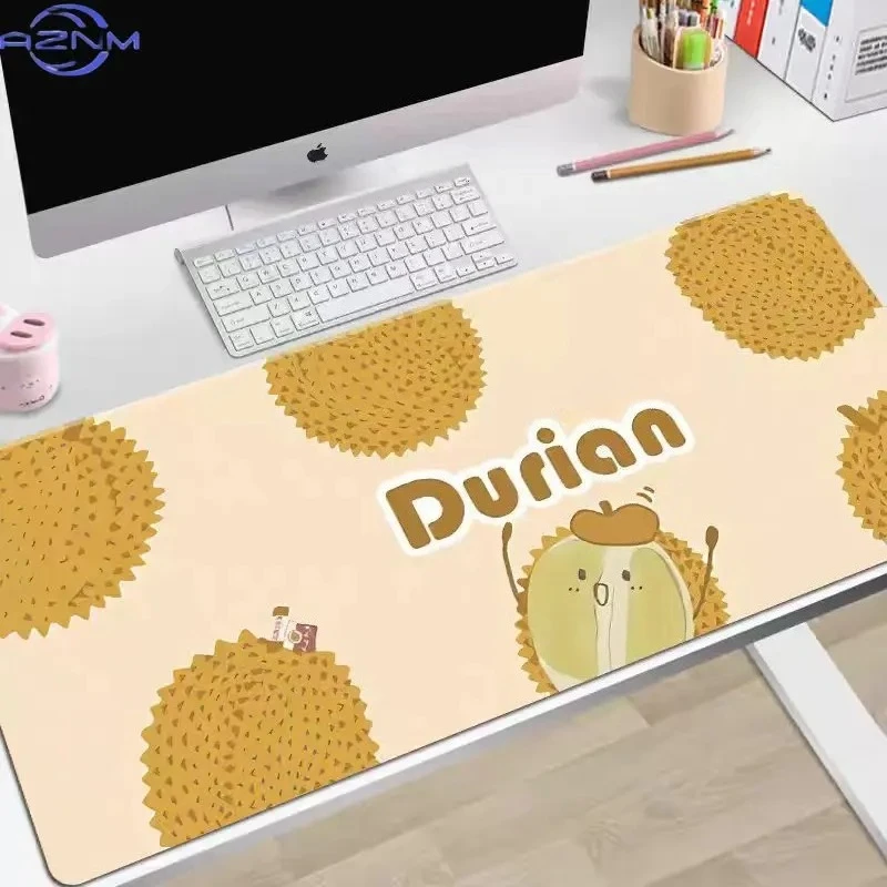 Sweet Peach Cartoon Mouse Pad, Waterproof Non‑Slip Mouse Mat for Work Gaming Daily Use