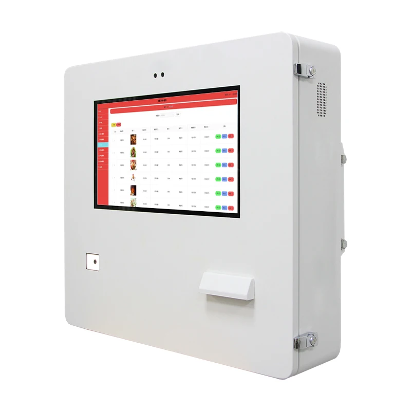 

21.5 Inch Landscape Outdoor Order Payment Machine Waterproof IP65 Self Service Machine High Brightness Outdoor Payment Terminals