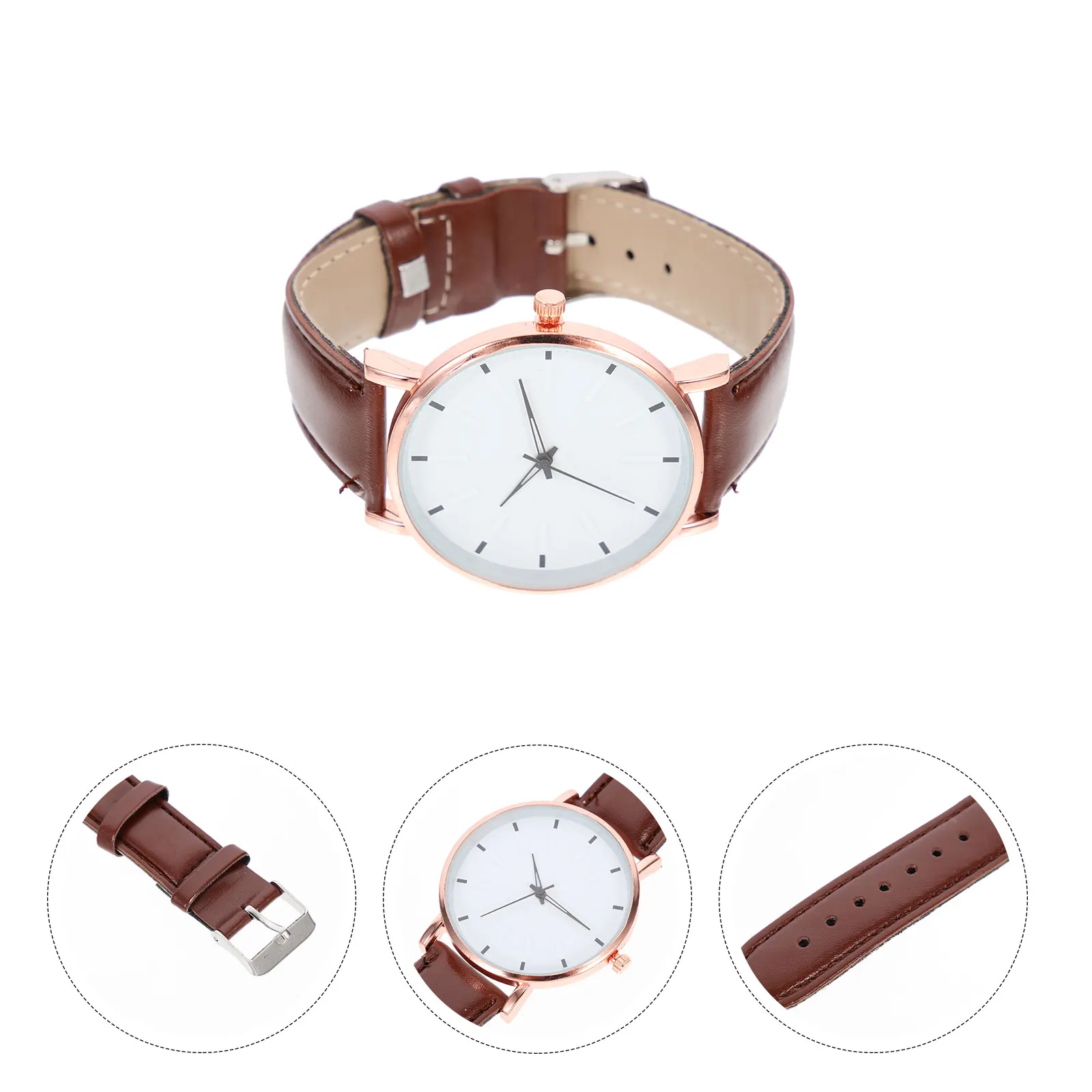 

Quartz Watch Men's Wristwatch Man Adjustable Strap Casual Thin Alloy Mens Watches Gift