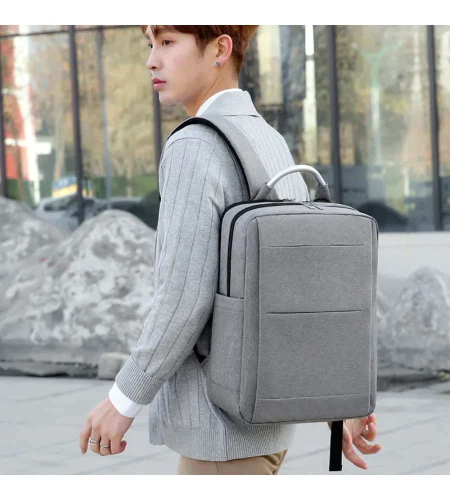 Designed for students this simple and fashionable backpack offers large capacity for middle and high school use