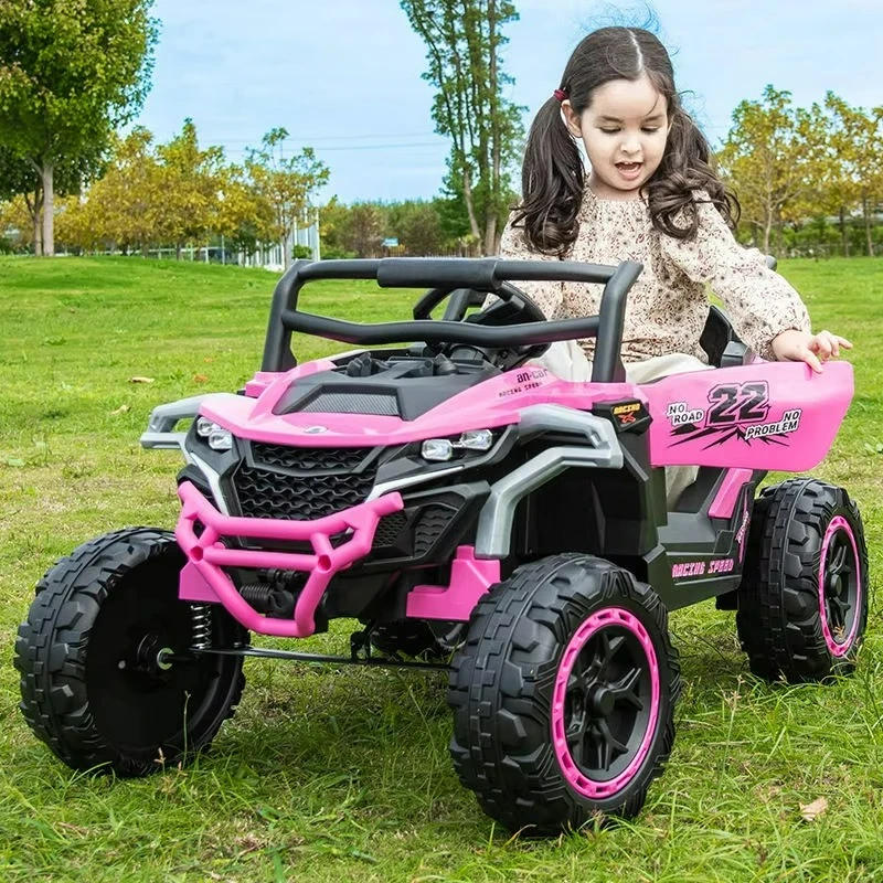 12V Large Battery Powered Children's Electric UTV 4WD Vehicle Toy Car Parent Remote Control
