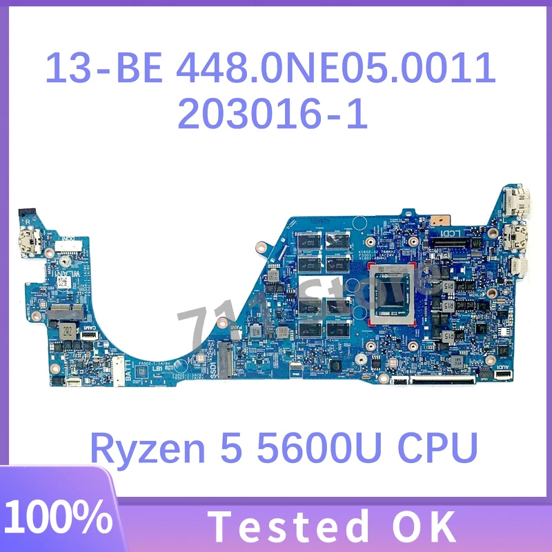 448.0NE05.0011 203016 -1 Met Ryzen 5 5600U CPU Hoge Kwaliteit Moederbord Voor HP Pavilion AERO 13-BE Laptop Moederbord 100% Test OK