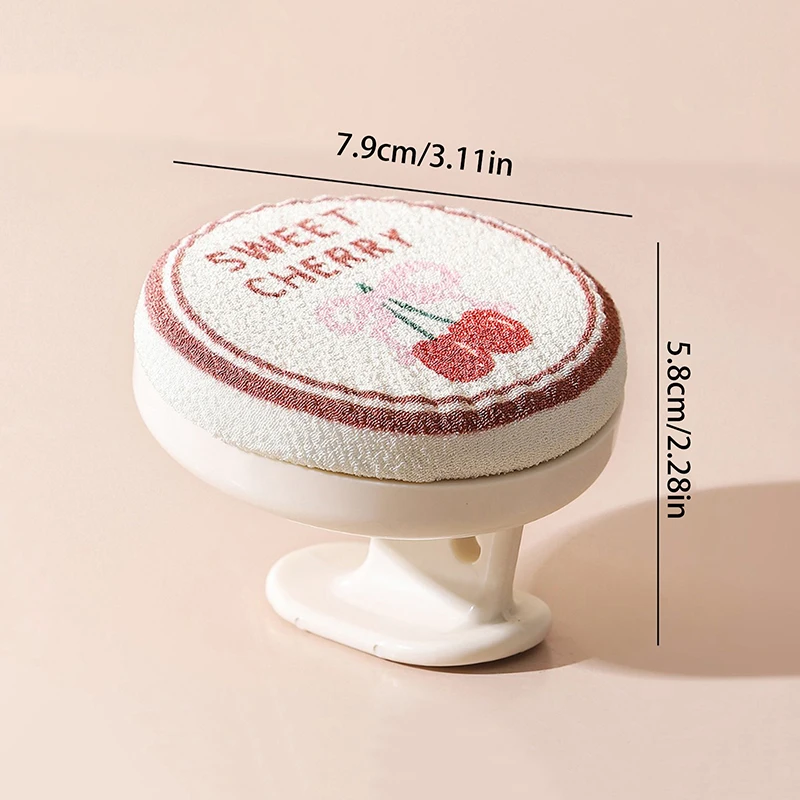 シャワー用ハンドル付き背中洗い布、柔らかい毛のボディ角質除去バスブラシ、肌の健康シャワーバックスクラバー、バス用品