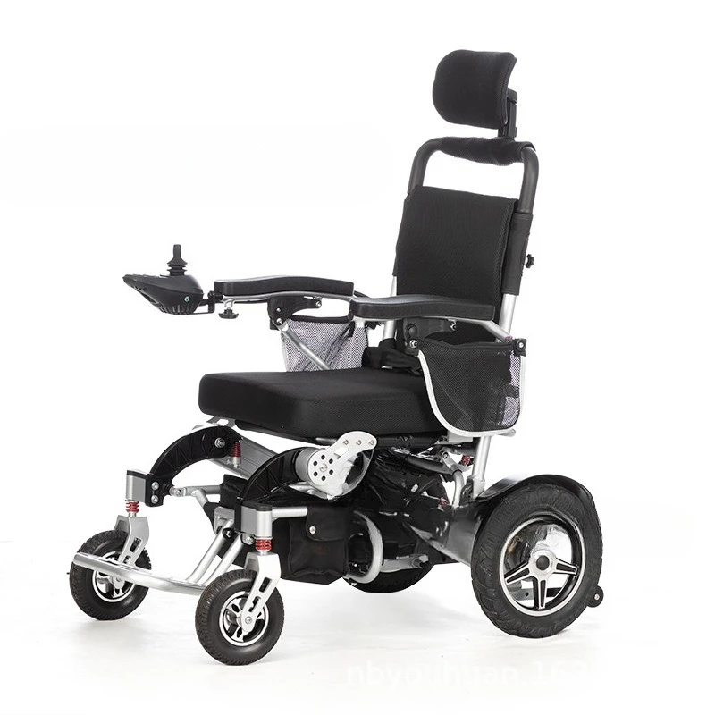 

One-click folding, lightweight folding walker for the elderly electric wheelchair