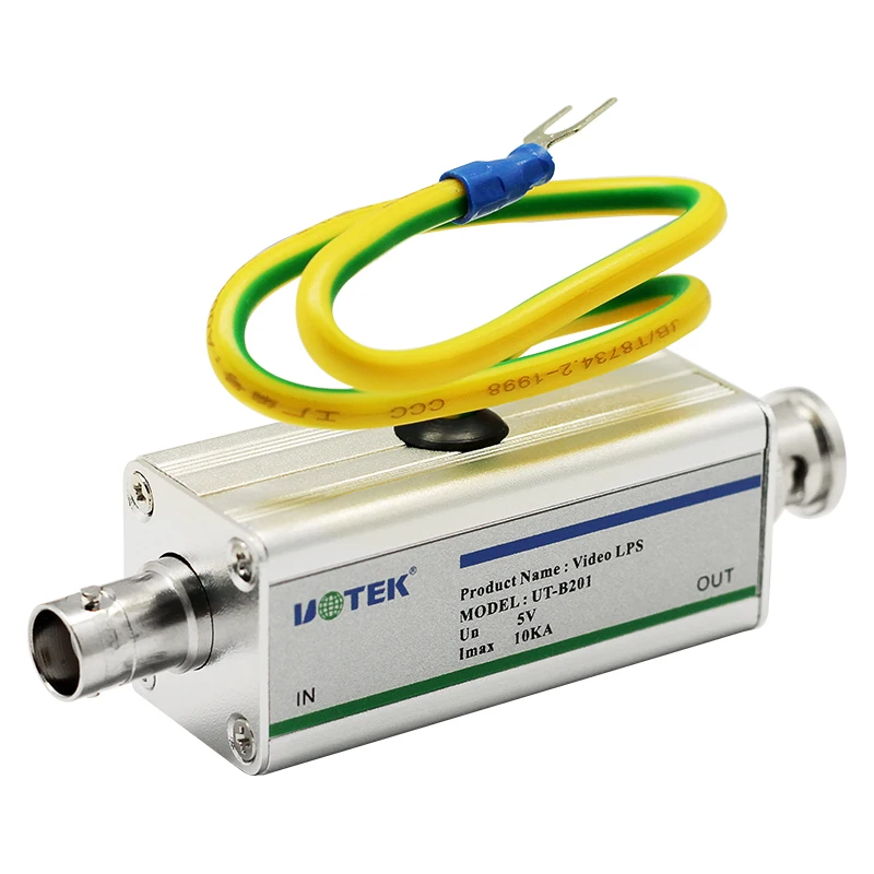 UOTEK Video Light-ning Protector IEC61000-4-5 Test Standard 4 Scaricatore di luce antistatico di livello UT-B201