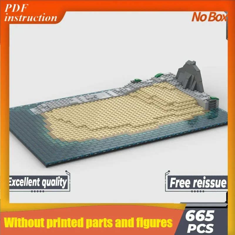 

Модель уличной сцены из фильма, Moc, строительные кирпичи, город, пляжный пирс, технология, модульные блоки, подарки, игрушки, наборы «сделай сам», сборка, Рождество