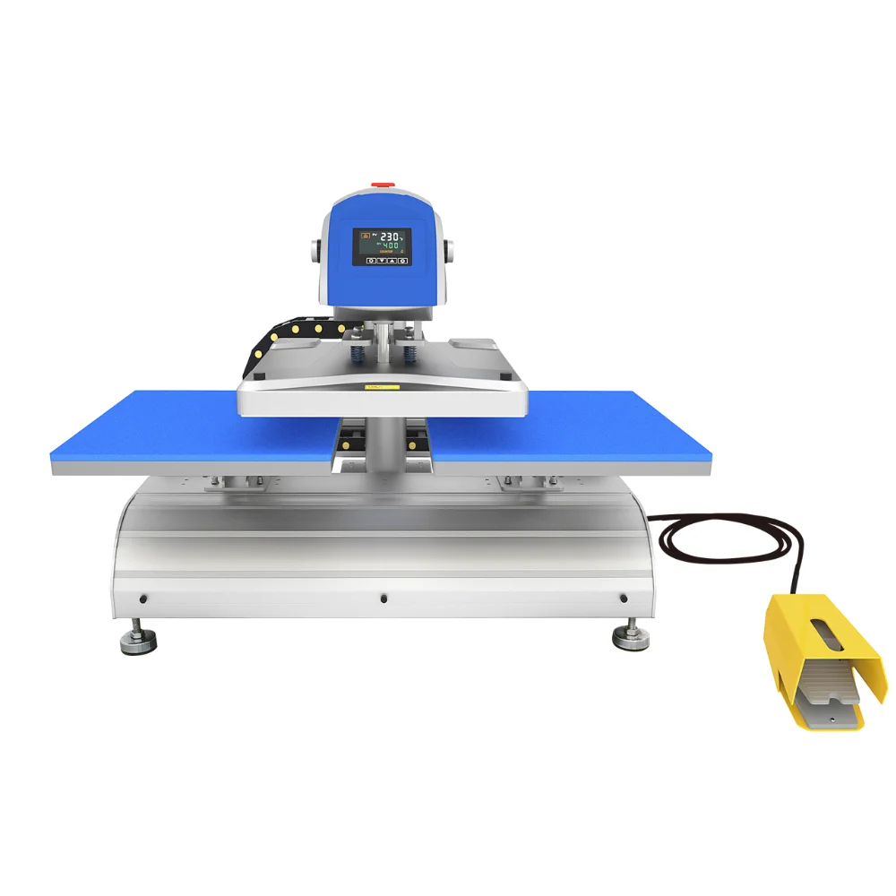 

Double Station Automatic Heat Press Machine 40x50cm,Industrial Electric Heat Transfer Machine for T-Shirts/Apparel Printing