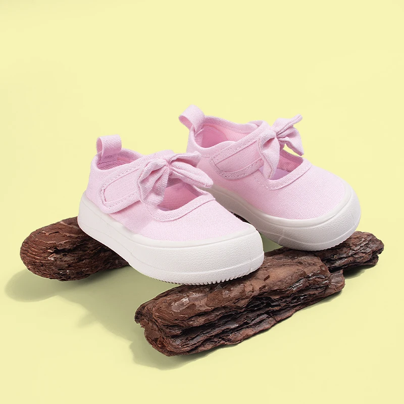 

New Arrival Candy Color Square Toe Mesh Breathable Canvas Girls Vacation Beach Casual Stylish