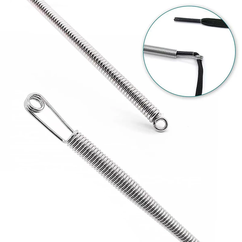 Flexible Drawstring Threader Quick Threading Spring Designed String Pull Tool Multipurpose Drawstring Stringing Tool