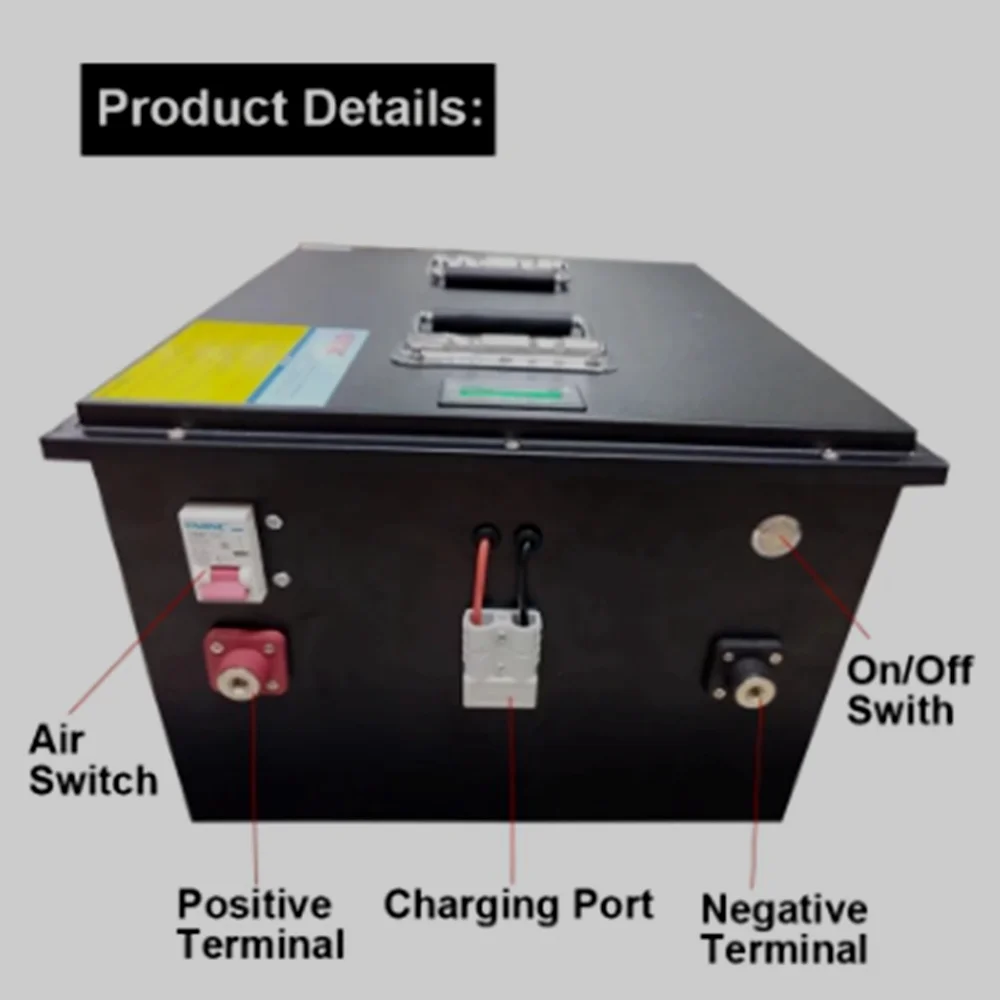 36V not 48V 72V 50AH 60AH 80AH 100AH 120AH 150Ah 200AH 300ah LifePo4 Lithium Battery, Golf Cart, Electric Vehicle+Charger