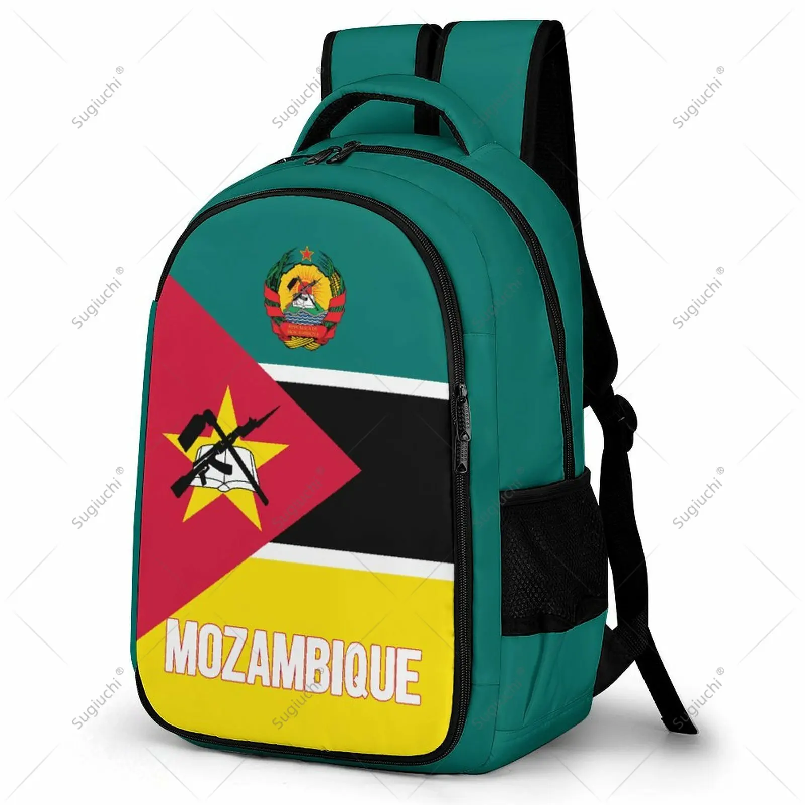 

Backpack Mozambique Flag Student Schoolbag Smart Business Travel Leisure Backpack Laptop Back Pack Office Work Bag