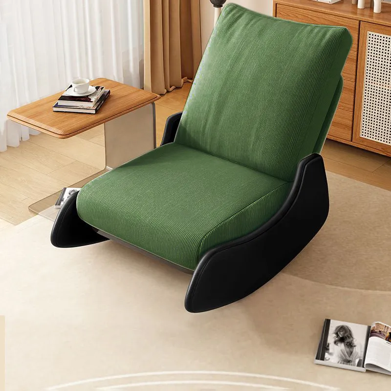 -*-Rocking Chair Recliner Adult Sleepable Reclining Nap Chair Metal One Seat 2025 New Model Balcony Home Leisure Sofa Lazy Chair