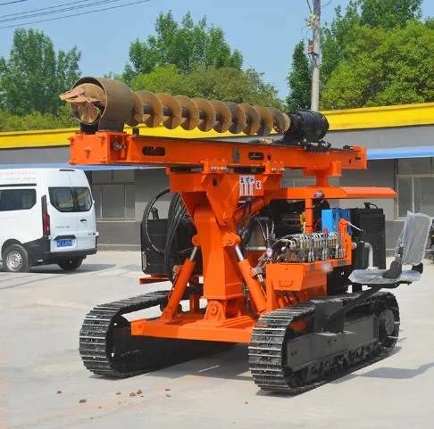 2026 High-quality Spiral Rotating Pile Driver, Ground Spiral Pile Driver, 85kW Diesel Pile Driver