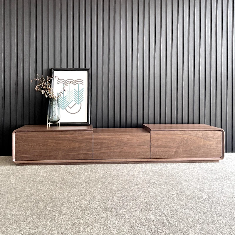 

Solid wood modern Nordic style laser tv stand Tv cabinet table coffee tables Home living room furniture Side table Stands