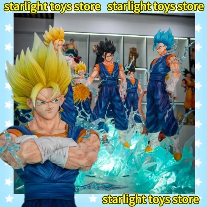 

Новинка в наличии Статуя Jt 40 см Аниме Dragon Ball HB Vegetto Фигурка Super Saiyan Коллекция фигурок Полный набор моделей игрушек