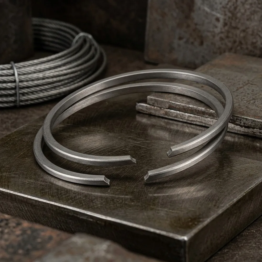 Replacement Ring Set 4123 034 3000 for FS56 FS62 FS62R FS66 FS66R 31mm Cylinder Bore 1.2mm Thickness Alloy Material