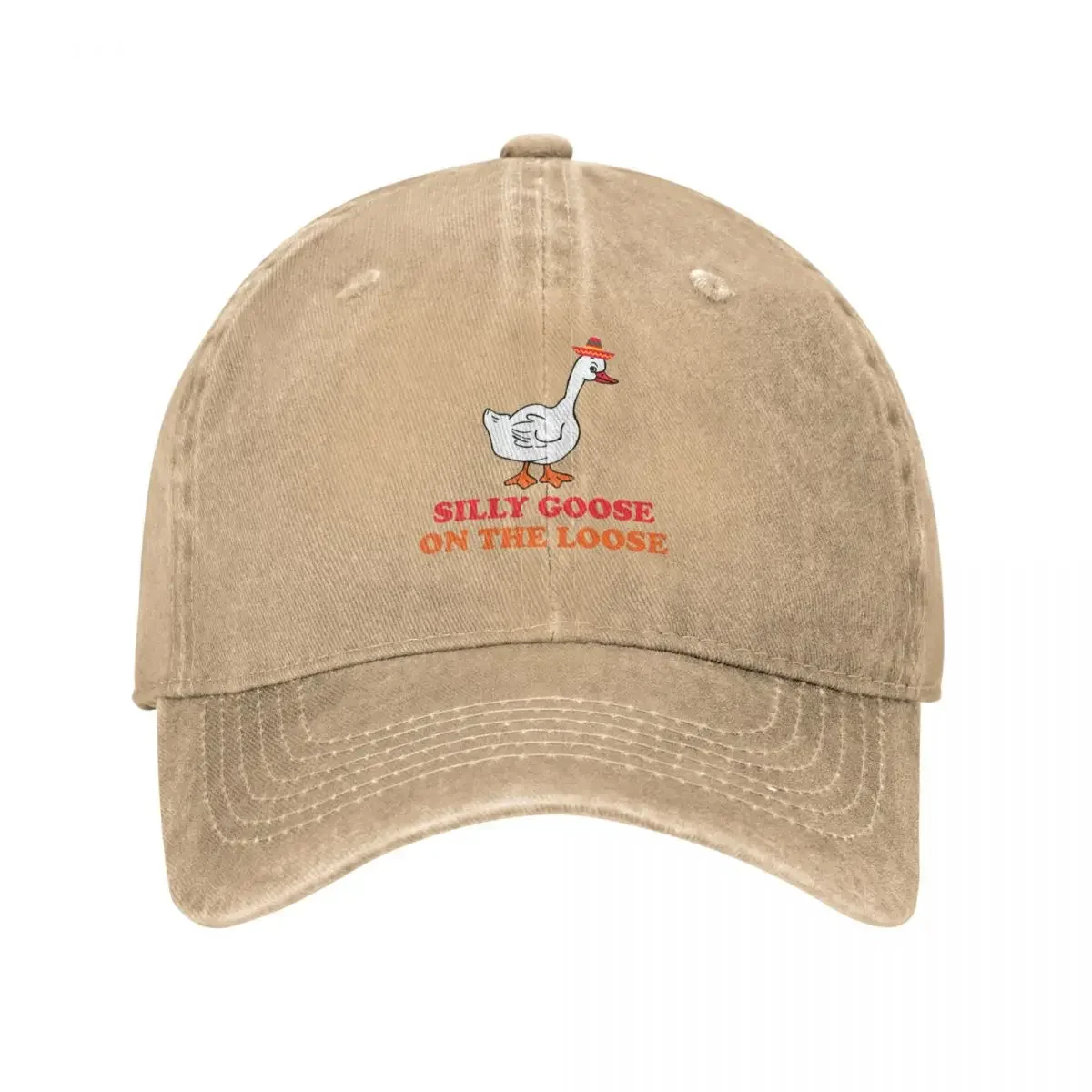 Silly Goose One The Loose Baseball Cap Christmas Hat fashionable Sports Cap For Women Men's